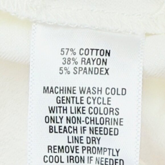 Crown & Ivy Womens White 2-Way Stretch Slim Fit Cary Ankle Pants Plus Sz 18W NWT - Picture 8 of 12